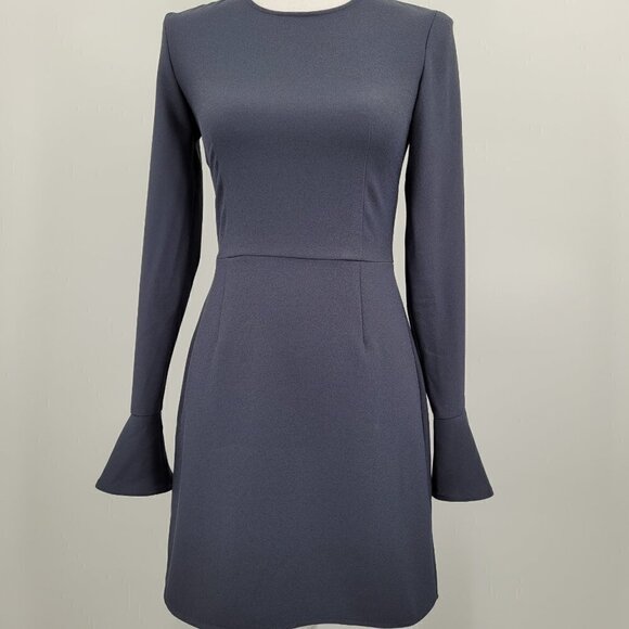 Leith Bell Sleeve Open Back Sheath Dress - Picture 1 of 10